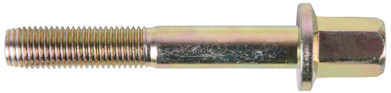 Eine Metallschraube mit Gewinde und sechskantigem Kopf, geeignet für Befestigungen in technischen Anwendungen.