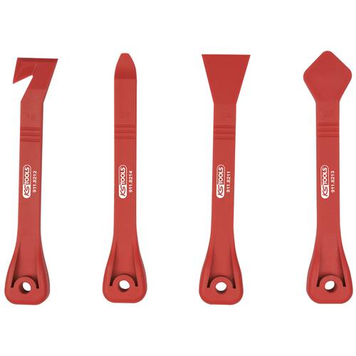 Kunststoffkeil- und Glasschaber-Satz, 4-tlg KS Tools 911.8210