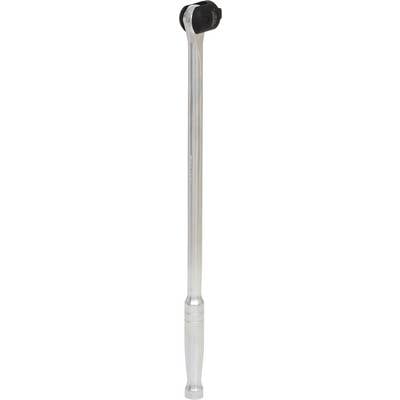 Langer Hebel aus Metall, vor hellem Hintergrund. Hauptsächlich für mechanische Zwecke wie das Anziehen von Schrauben geeignet.