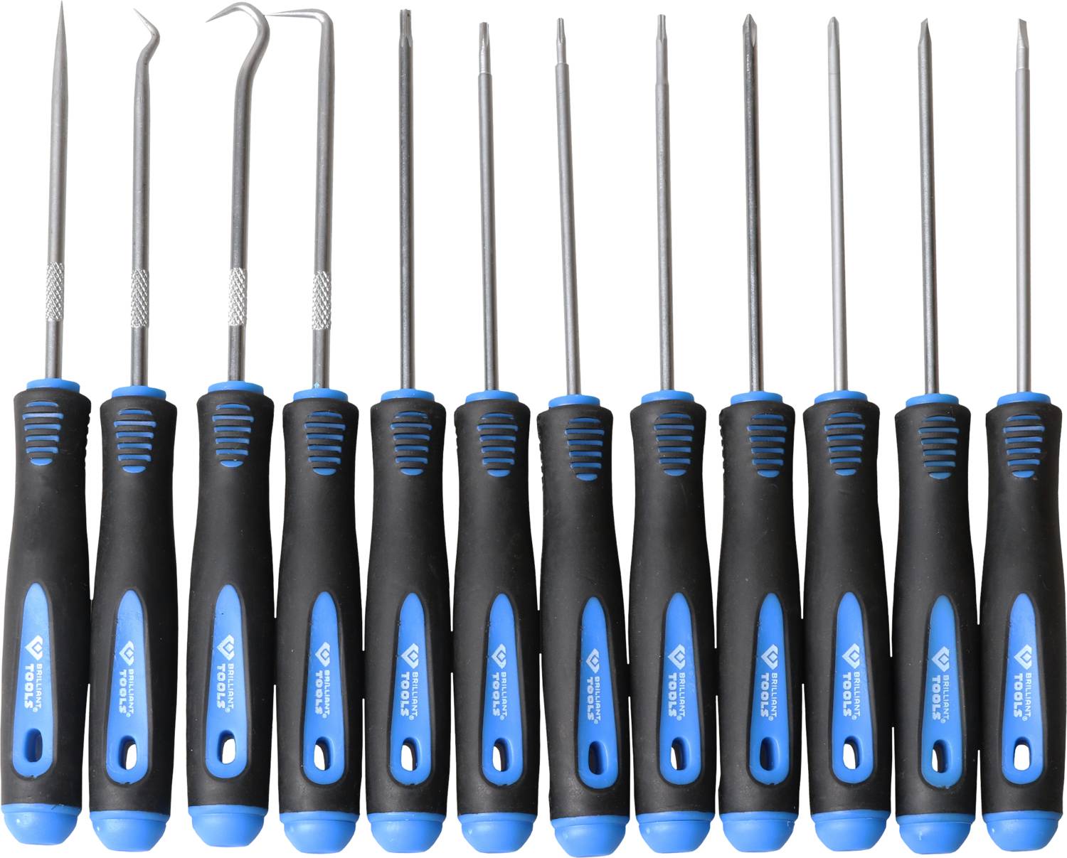 Brilliant Tools Haken- und Schraubendreher-Satz, 12-tlg.