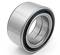 Ein silberfarbenes Kugellager aus Metall, zylindrische Form, konzentrisch angeordnete Teile sichtbar, für Maschinenbauanwendungen geeignet.