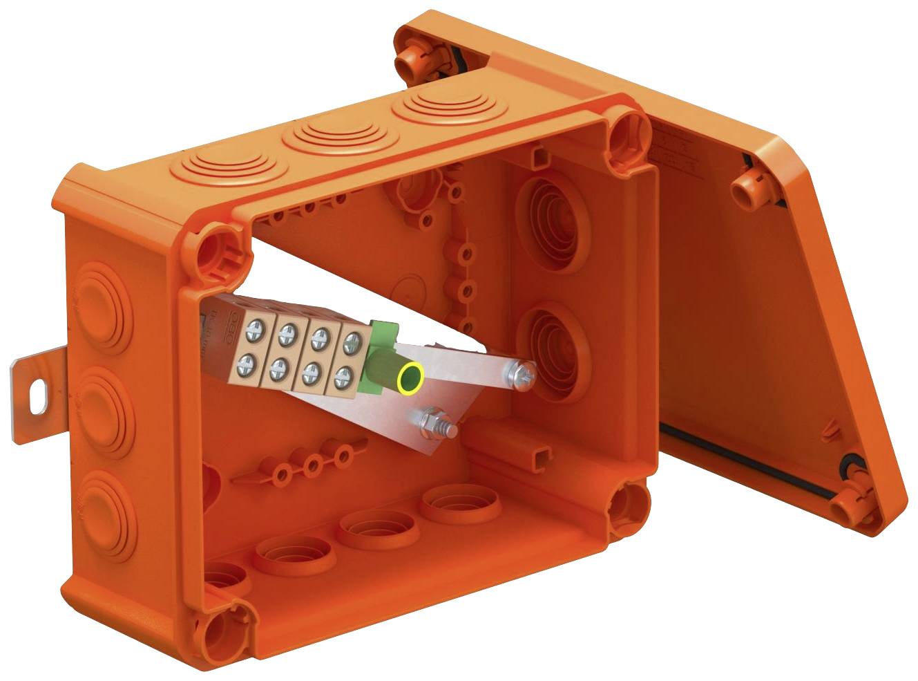 OBO Bettermann 7205742 Aftakdoos Met schroefklemmen, Halogeenvrij (l x b) 190 mm x 150 mm 1 stuk(s)