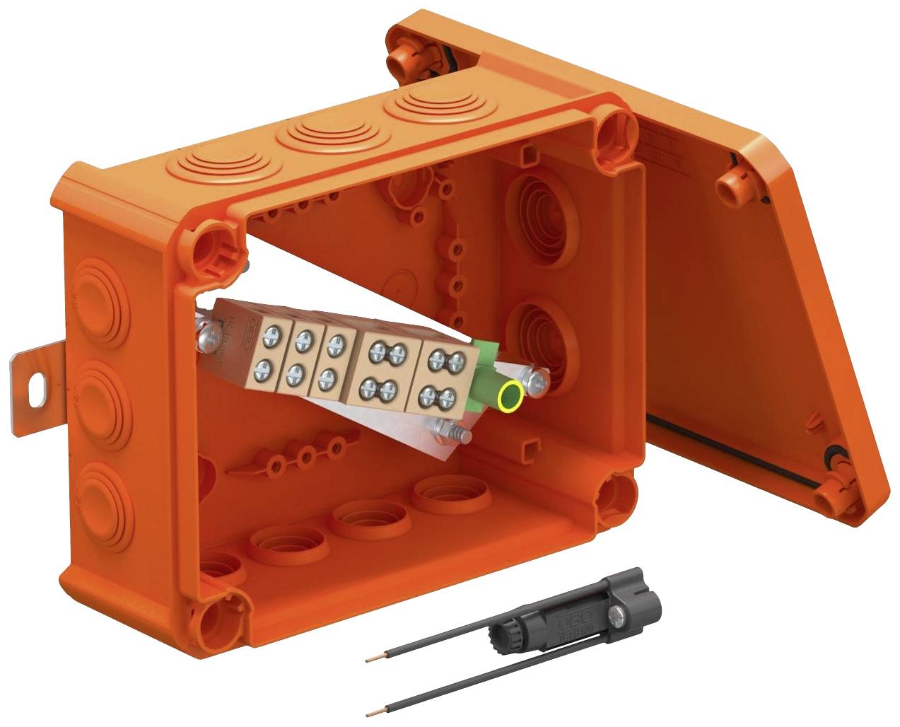 OBO Bettermann 7205754 Aftakdoos Met schroefklemmen, Halogeenvrij (l x b) 190 mm x 150 mm 1 stuk(s)