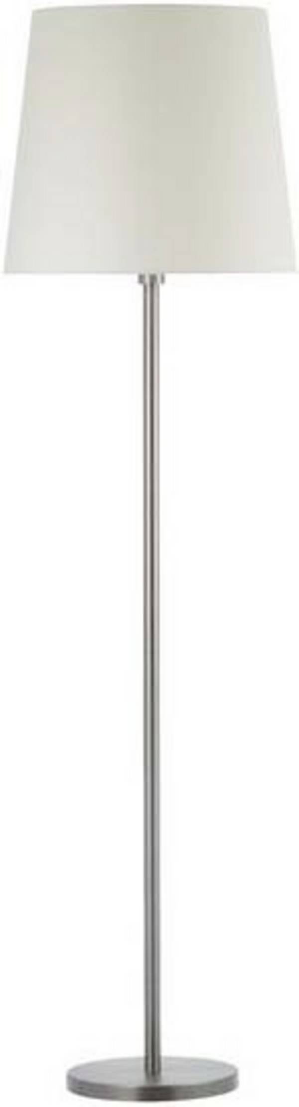 Brumberg 58160150 58160150 Stehlampe  E27 100 W  Nickel, Weiß