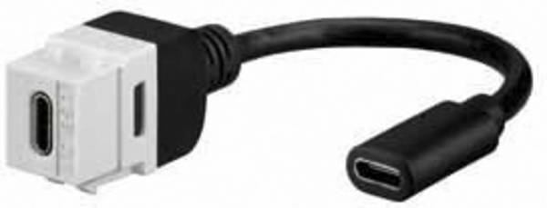 Rutenbeck KMK-USB-C 3.1 KP rw Adapter Keystone 10 Gbit/s 1 St.