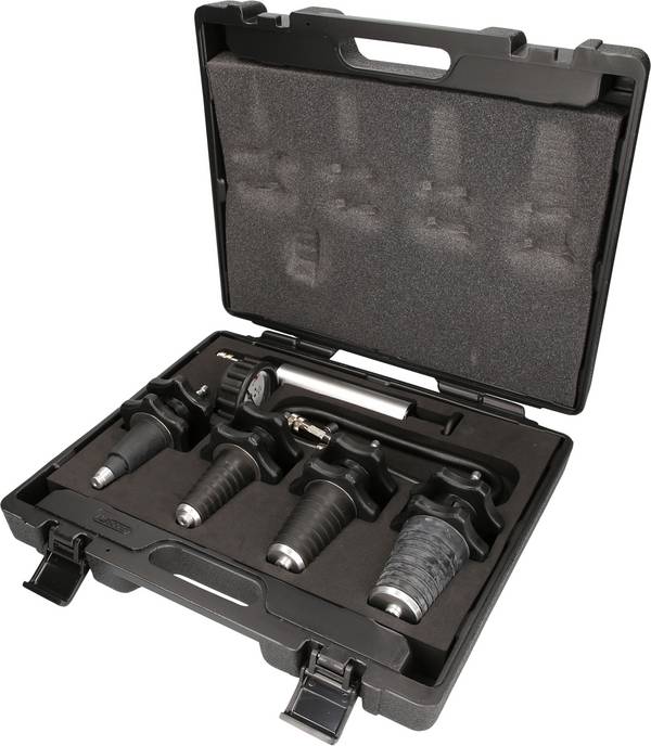 KS Tools 455.0145 Kühlsystem-Expander-Konus-Diagnose-Satz, 5-tlg
