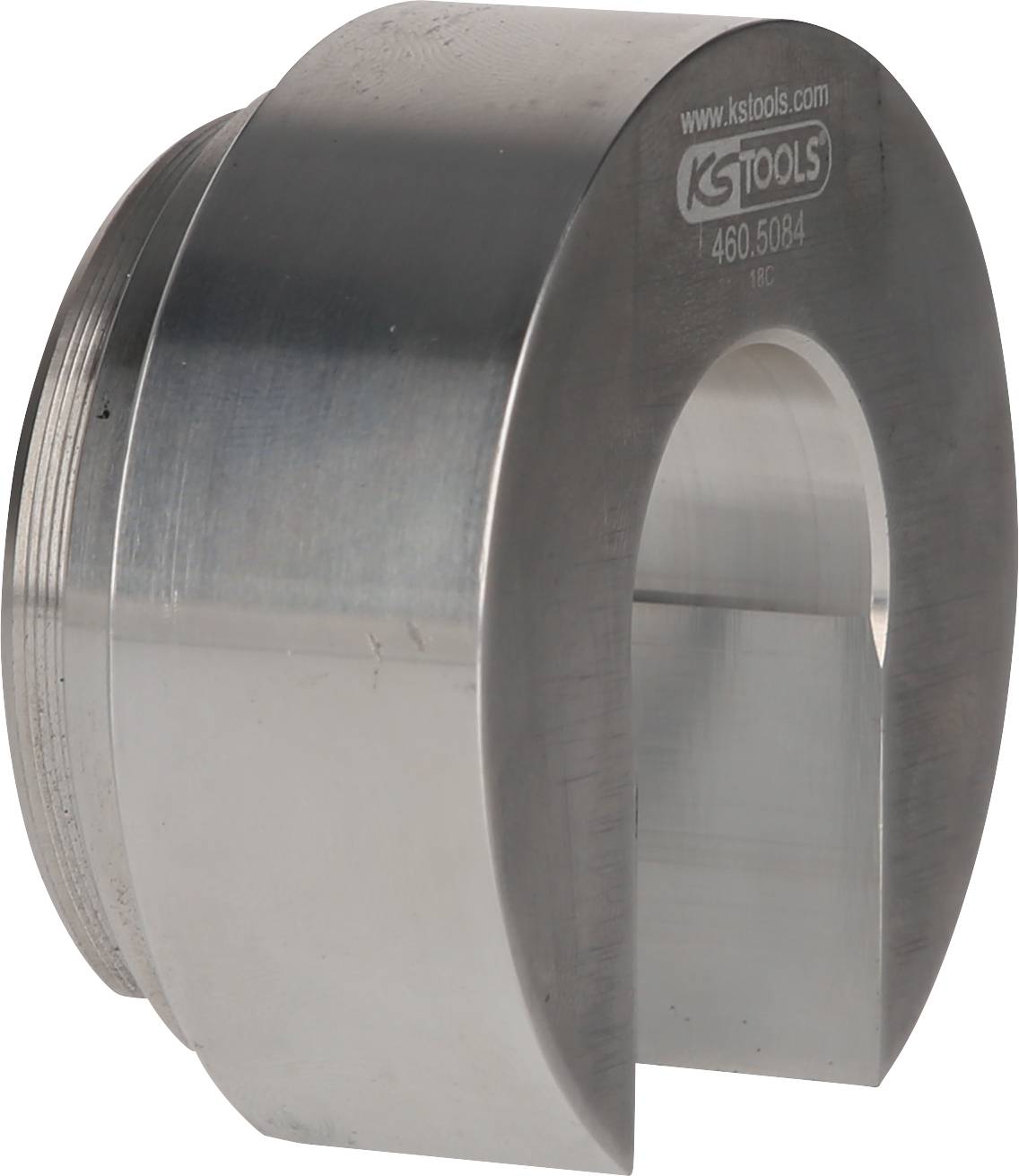 Metalladapter mit U-förmiger Öffnung, silberfarben, mit Gravur 'KS Tools' und Produktnummer oben. Verwendet in Kfz-Technik.