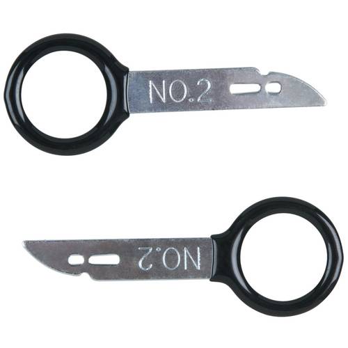 KS Tools 500.1374 Radio-/Navigationsgerät Entriegelungswerkzeug, 2-tlg u.a.Becker