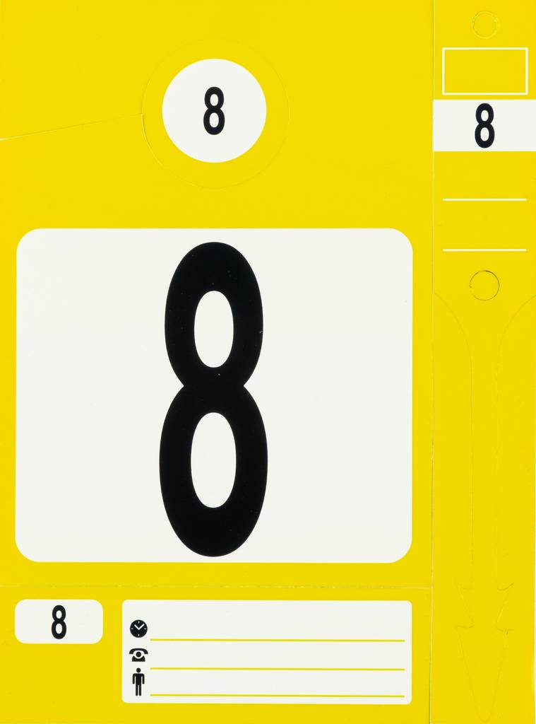 KS Tools Schlüsselanhänger 500.8017 Gelb 300 St.