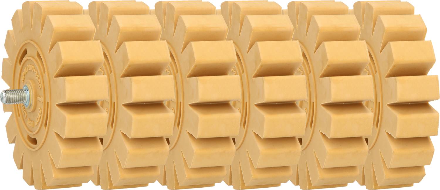 KS Tools 515.1366 Folienradierer mit Lamellen, 6er Pack