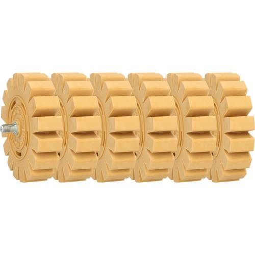 KS Tools 515.1366 Folienradierer mit Lamellen, 6er Pack