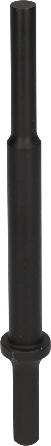 Ein schwarzes, zylindrisches Metallrohr mit einer breiteren Basis. Es scheint ein Teil eines größeren mechanischen Systems oder Geräts zu sein.