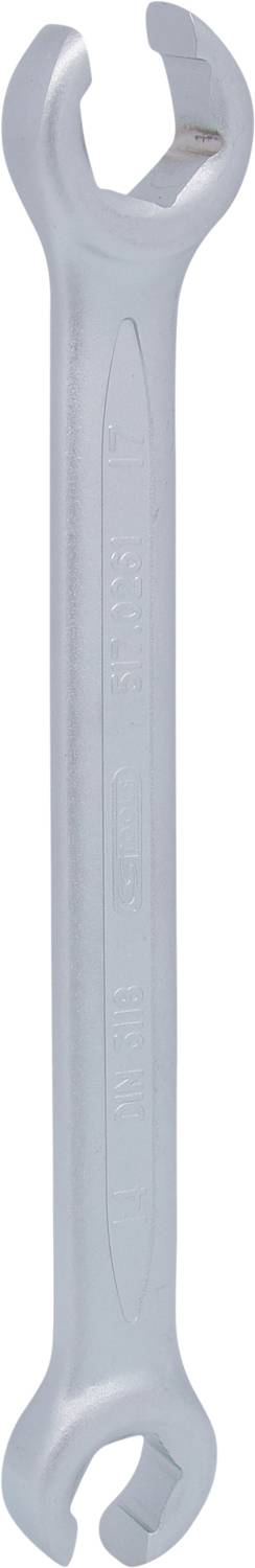KS Tools 517.0261 Offener Doppel-Ringschlüssel, abgewinkelt, 14x17mm