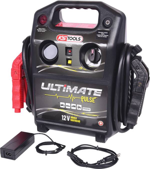 KS TOOLS 12 V Kondensator-Booster - mobiles Starthilfegerät 1800 A ( 550.1840 )