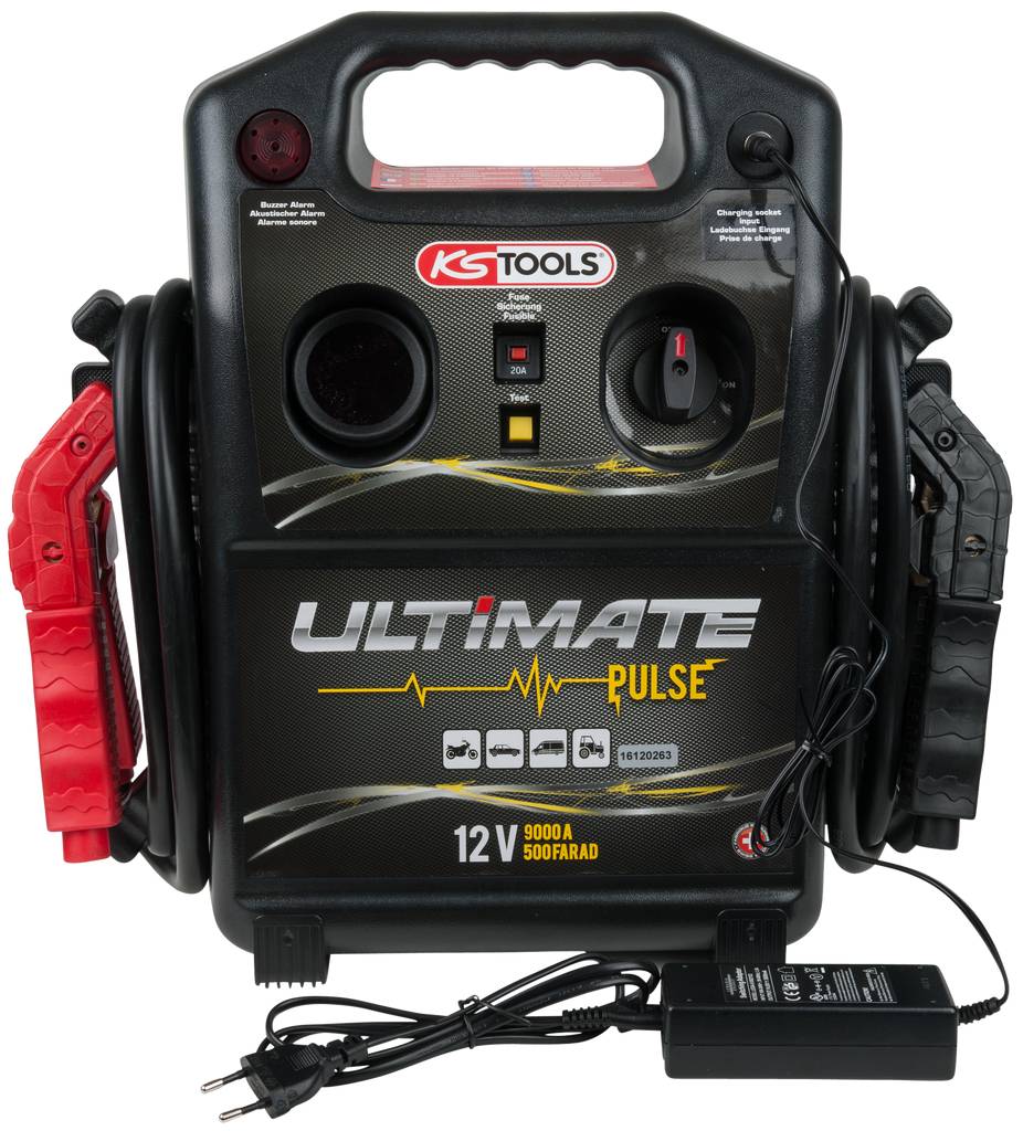 KS TOOLS 12 V Kondensator-Booster - mobiles Starthilfegerät 1800 A ( 550.1840 )-6
