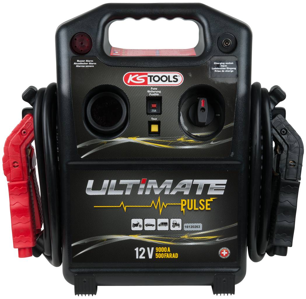KS TOOLS 12 V Kondensator-Booster - mobiles Starthilfegerät 1800 A ( 550.1840 )-8
