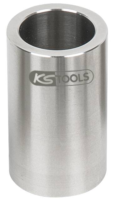 Stahlzylinder mit 'KS Tools' Logo, silberfarben und glänzend.