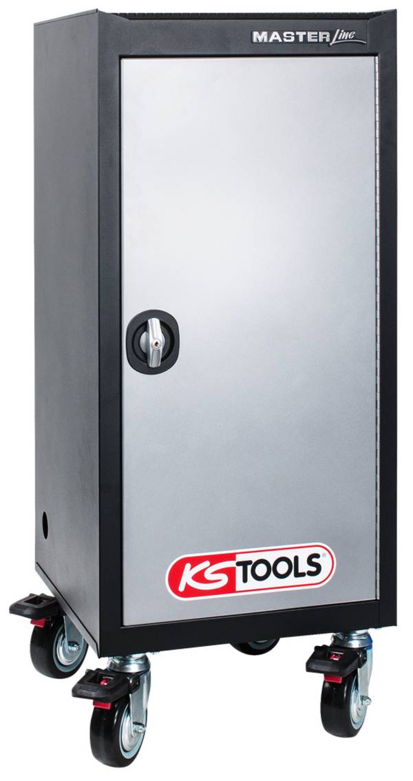 KS Tools 865.0020 Servicewagen Stahlblech Herstellerfarbe: Schwarz-Silber