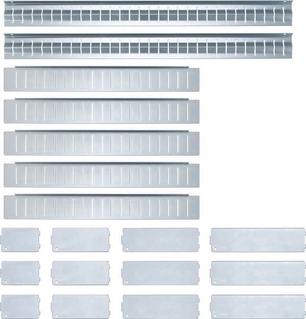 KS Tools 875.9940 Schubladen-Einteiler-Satz  Blech 23 Teile