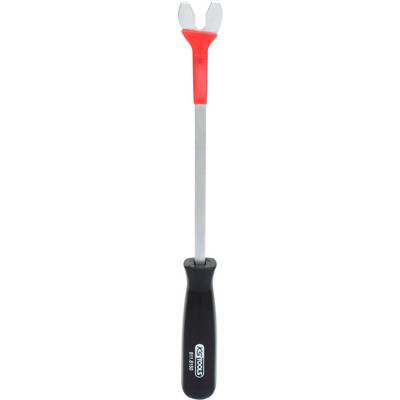 'Knebel für Ventileinsätze', ein Werkzeug mit schwarzem Griff und rotem Schaft, wird zur Installation und Entfernung von Ventileinsätzen verwendet.