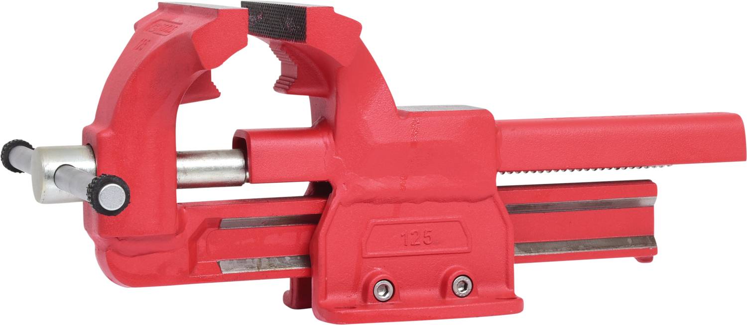 KS TOOLS Werkzeuge-Maschinen GmbH Parallel-Schraubstock ohne Drehteller, 120 mm (914.0031)