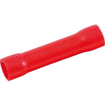 Rotes Kabelverbindungsstück in zylindrischer Form für elektrische Anwendungen.