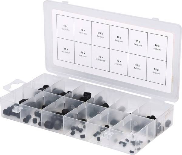 KS Tools  970.0400 Madenschrauben-Sortiment     160 Teile
