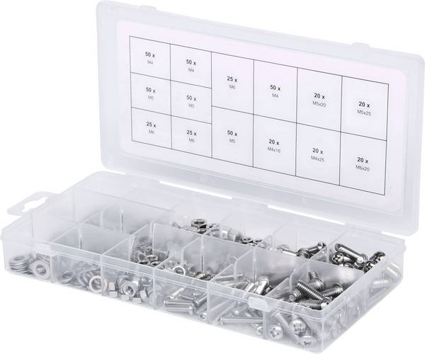KS Tools  970.0510 Linsenkopfschrauben 475 Teile