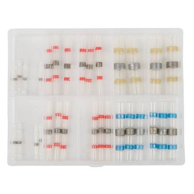 KS Tools 970.0720 Quetschverbinder-Sortiment 0.25 mm² 6 mm² Weiß, Rot, Blau, Gelb 30 Teile
