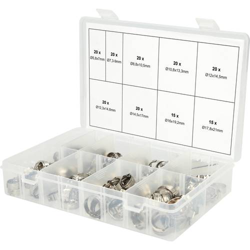 KS Tools 970.0830 Schlauchschelle Edelstahl 170 Teile