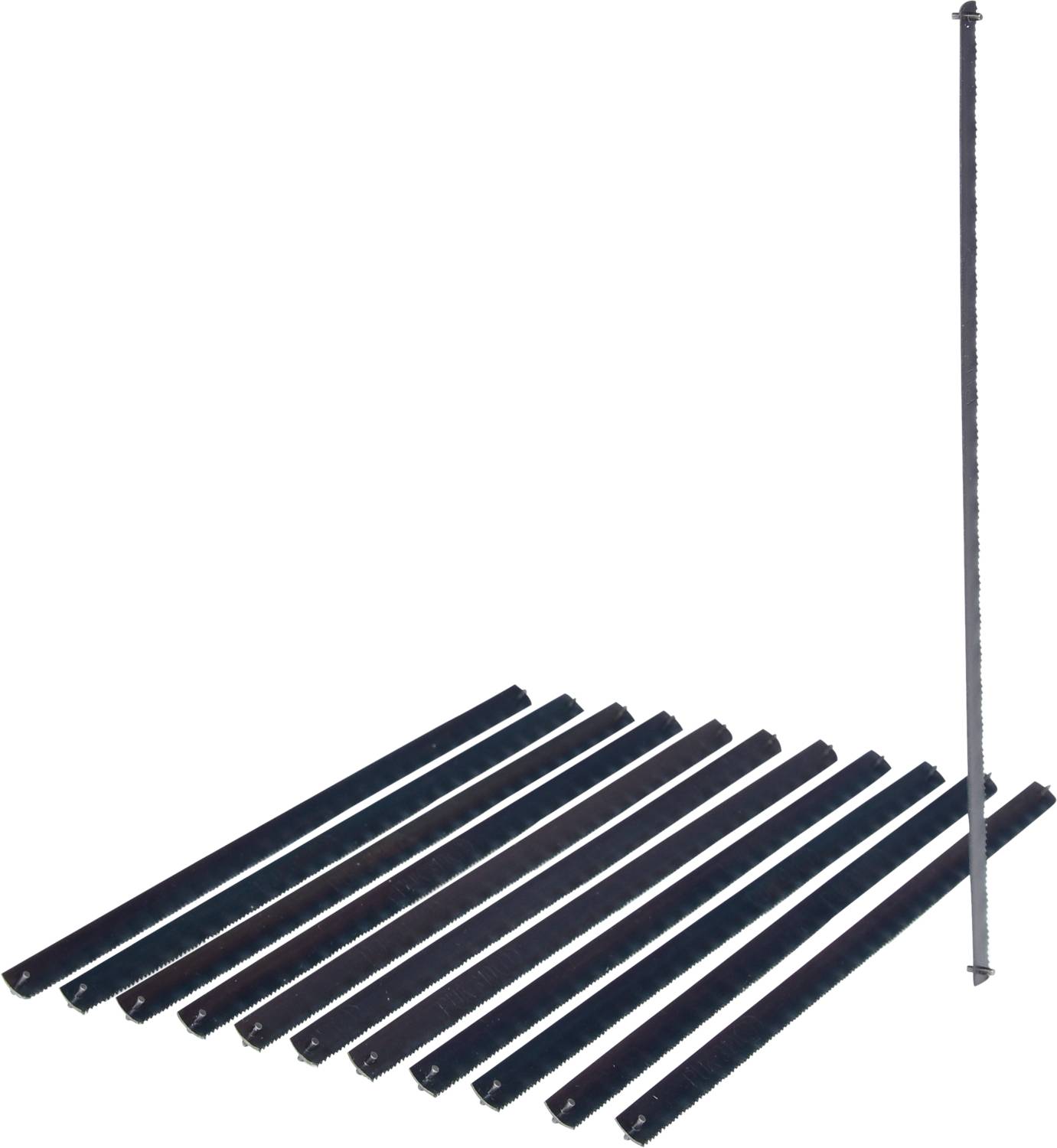 Ein Stab ragt senkrecht von einer Reihe horizontaler, paralleler Stäbe auf. Die Stäbe sind dunkel und scheinen aus Metall zu sein.