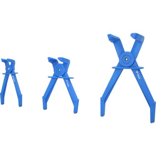 Brilliant Tools BT521015 Schlauch-Abklemm-Zangen-Satz, 90° abgewinkelt, 3-tlg