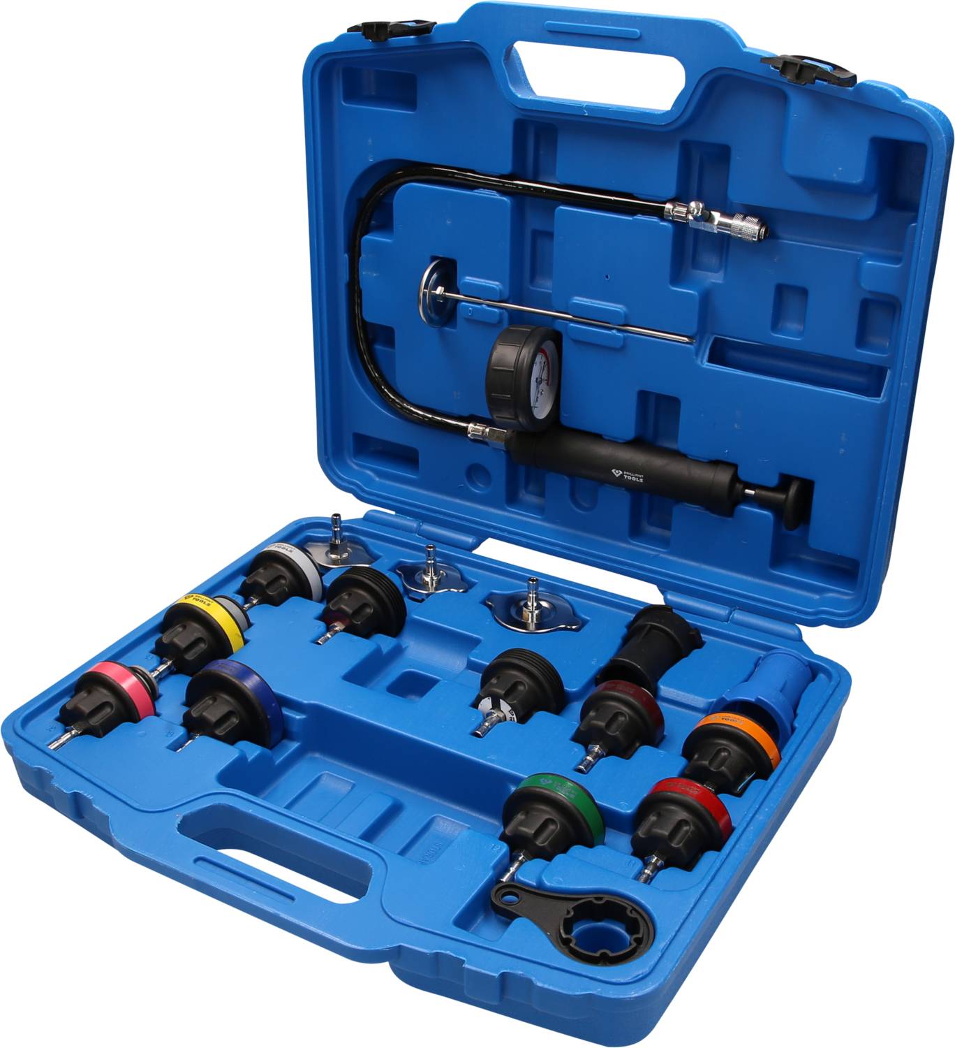 Brilliant Tools Kühlsystem-Diagnose-Satz, 18-tlg.