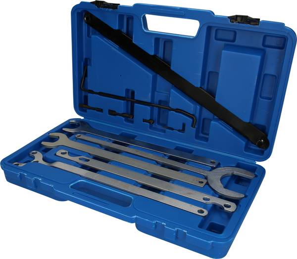 Brilliant Tools BT521250 Lüfter-Naben-Schlüssel-Satz, 11-tlg