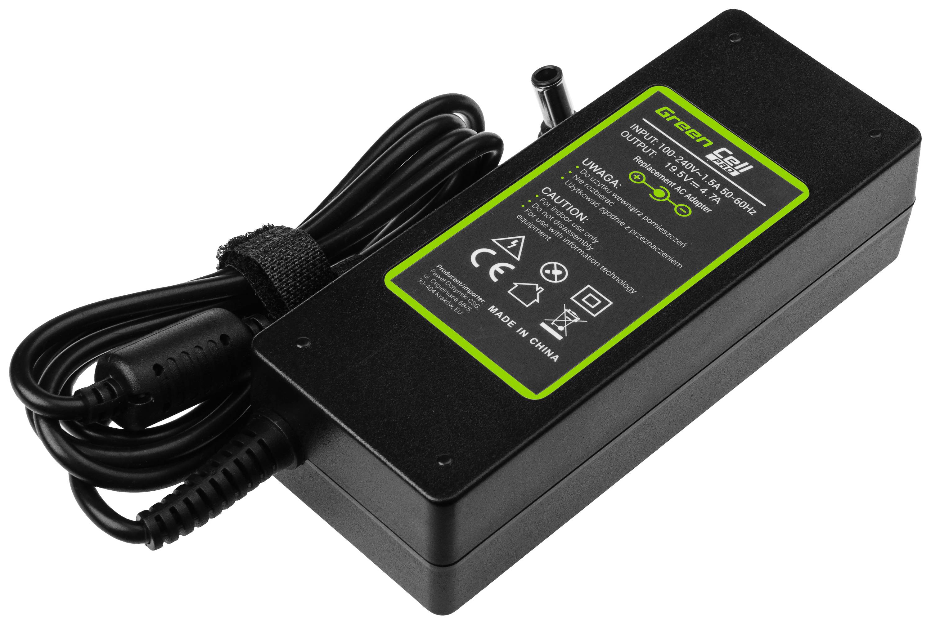 Green Cell GC-AD31P Notebook-Netzteil 90 W 19.5 V 4.7 A