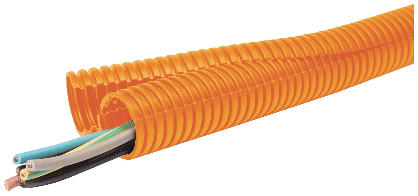 Fränkische Rohrwerke 3840001450 Rohr 50 m Orange 50 m