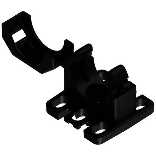 Fränkische Rohrwerke 4892122000 Befestigungsclip Schwarz 6 St.