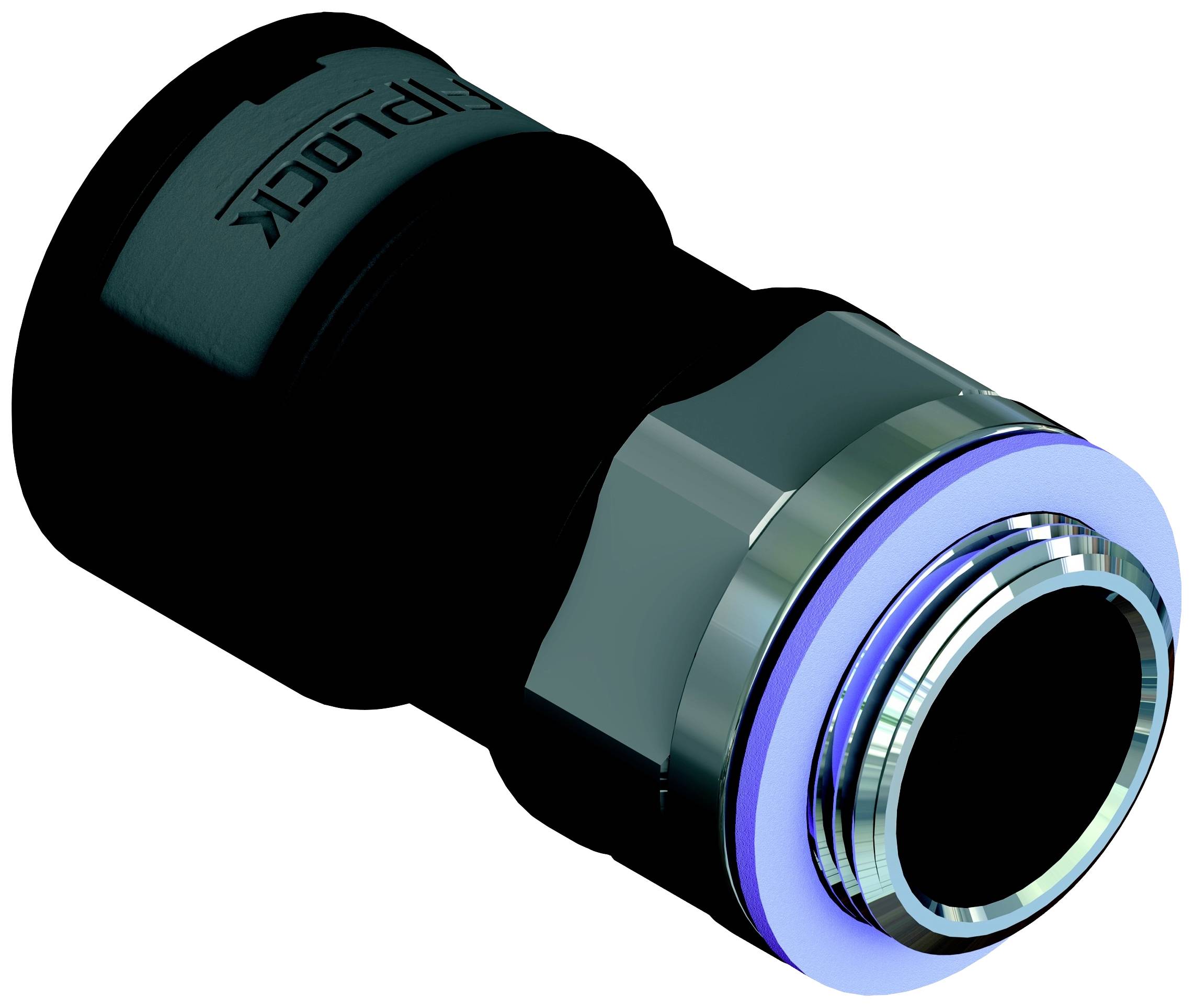 Fränkische Rohrwerke 4891732300 Verschraubung 79.2 mm Schwarz 4 St.