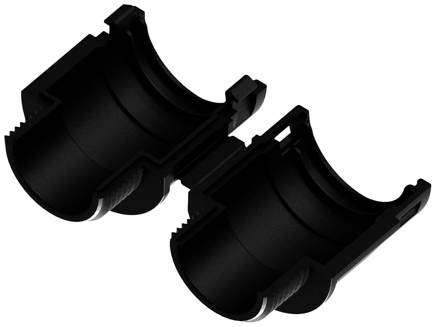 Fränkische Rohrwerke 4910300100 Verschraubung 102 mm Schwarz 10 St.