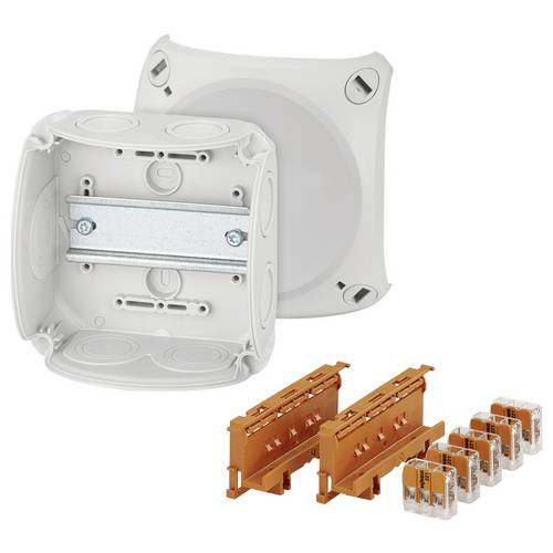 Hensel 62000419 Abzweigkasten mit Schraubklemmen, halogenfrei (L x B) 130 mm x 130 mm 1 St.