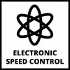 Symbol mit Atomstruktur, darunter Text 'Electronic Speed Control'.