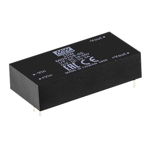 MEAN WELL MDS15C-05 DC/DC-Wandler 48 V 5 V 3 A 15 W Anzahl Ausgänge: 1 x Inhalt 1 St.