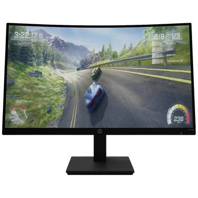 HP X27c Gaming Monitor 68.6 cm (27 Zoll) EEK F (A - G) 1920 x 1080 Pixel Full HD 1 ms HDMI®, DisplayPort, Audio-Line-out