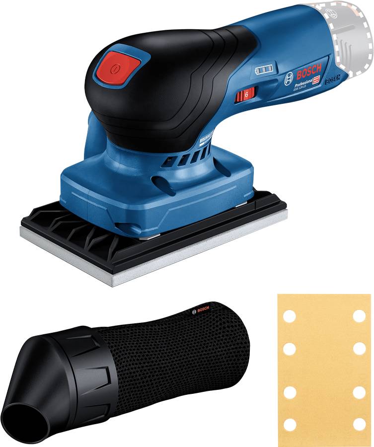 Bosch Professional GSS 12V-13 06019L0000 Slipmaskin batteridriven exkl. batteri/laddare 12 V 80 x 130 mm Antal batterier som ingår 0