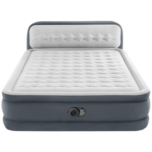 Intex 64448ND DuraBeam UltraPlushHeadboard Luftbett (L x B x H) 236 x 152 x 86 cm Weiß, Grau