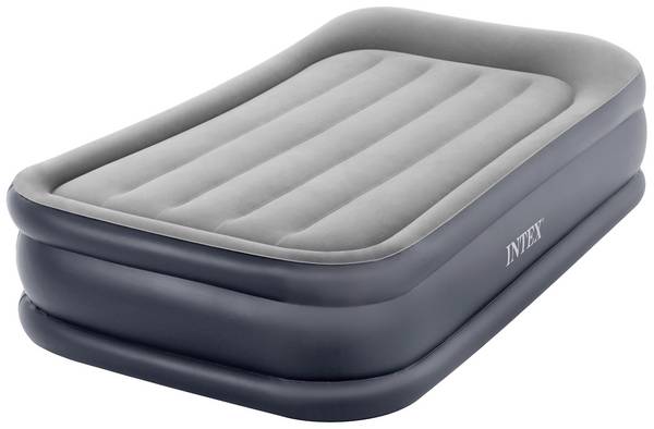 Intex 64132ND DuraBeam PillowRestRaised Luftbett (L x B x H) 191 x 99 x 42 cm Grau