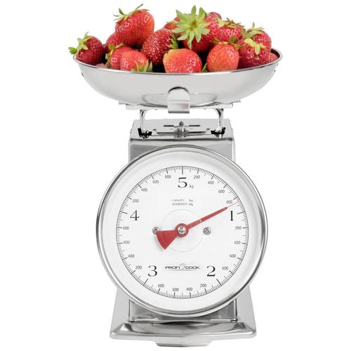 Thumbnail - Profi Cook PC-KW 1247 Küchenwaage analog mit Messschale Wägebereich (max.)=5 kg Edelstahl 260 x 206 x 255