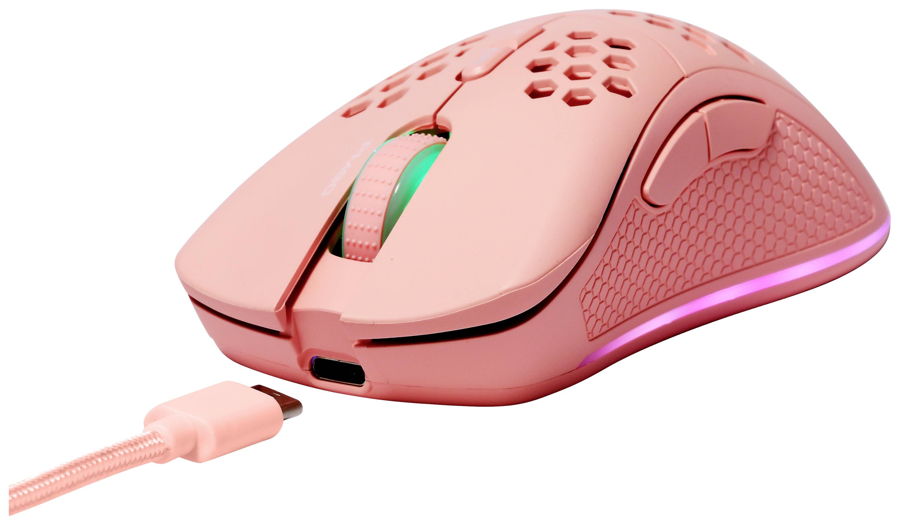 DELTACO PM80 Gaming Maus, Pink GAM-120-P-5