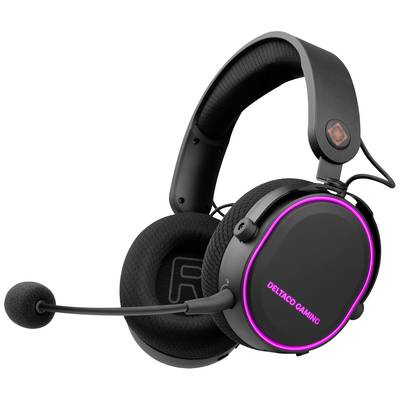 DELTACO GAMING DH420 Gaming Over Ear Headset Funk Stereo Schwarz  
