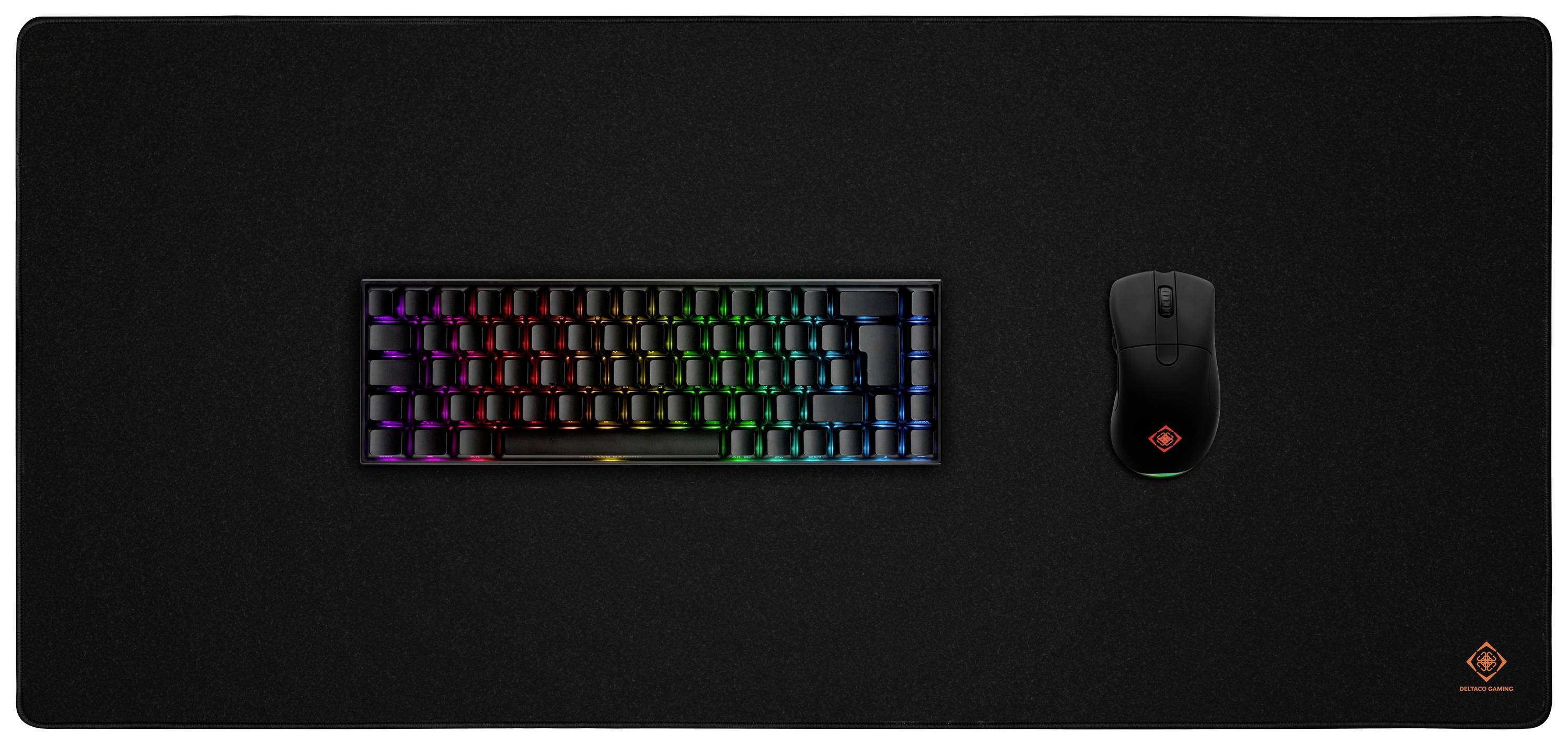 DELTACO GAMING DMP450 Gaming-Mauspad Schwarz-1